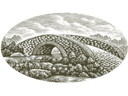 Stone Bridge Woodcut